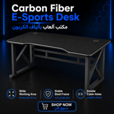 Large Modern Black Computer Gaming Desk - 01 hero