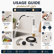 Cat Robotic Arm Bathroom Faucet (1pc) - 10 usage guide