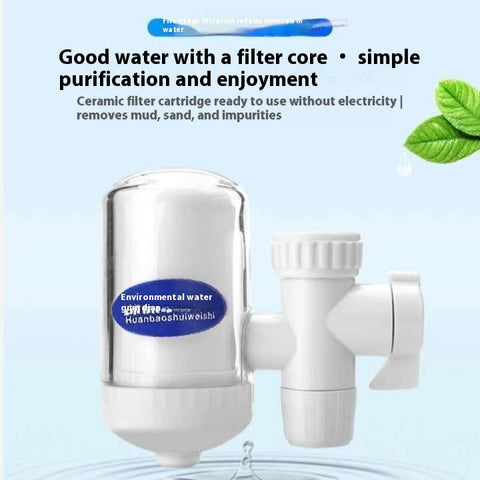 Household Faucet Water Purifier  Multi Stage Filtration for Clean, Great Tasting Drinking Water