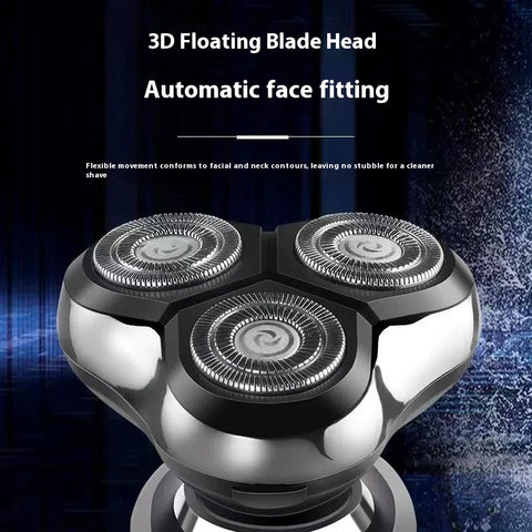 Digital Display Electric Shaver for Men  3D Floating Heads, USB Rechargeable, Smart LCD