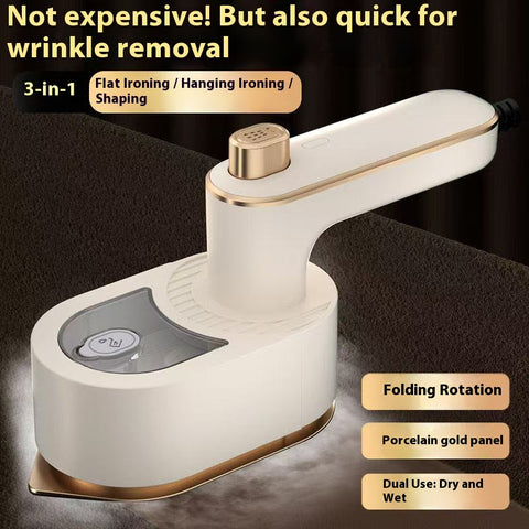 Portable Handheld Garment Steamer  Fast Heating, Ceramic Soleplate, Travel & Home Use