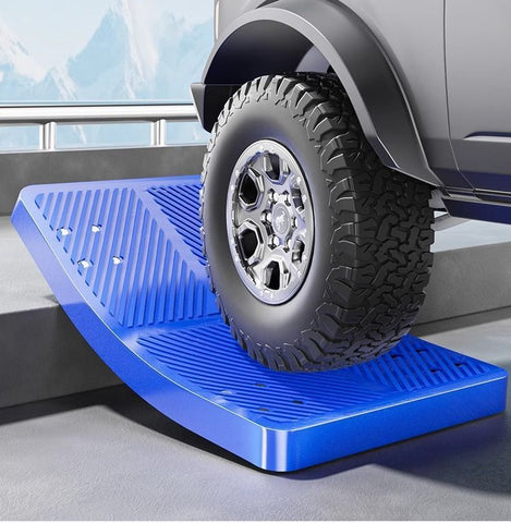 Folding Platform Flat Trolley – Durable Warehouse Hand Truck with Mute Wheels, 150 kg Capacity & Compact Foldable Design (72×43×24 cm), Sturdy Blue for Industrial or Home Use