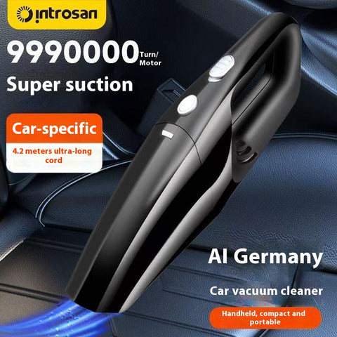 Mini Handheld Car Vacuum  High Power Suction, Compact & Lightweight for Auto Detailing
