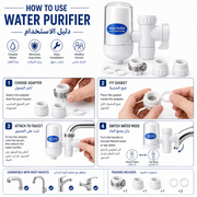 Household Faucet Water Purifier Multi Stage Filtration for Clean - 10 usage guide