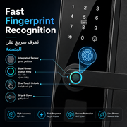 Fully Automatic 3D Face Smart Door Lock - 04 detail fingerprint pagegen