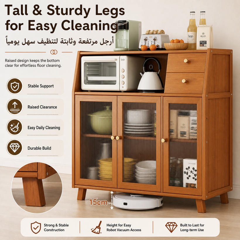 Modern Kitchen Sideboard & Wall-Mounted Storage Cabinet - 06 detail 03 pagegen