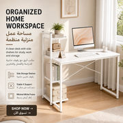 Spacious Modern Writing Desk - 02 lifestyle pagegen