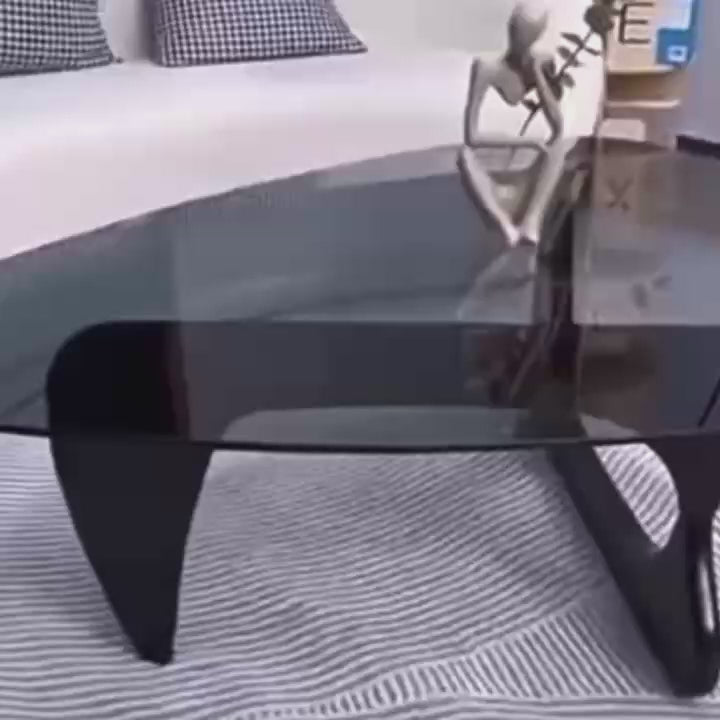 Modern Round Glass Coffee Table