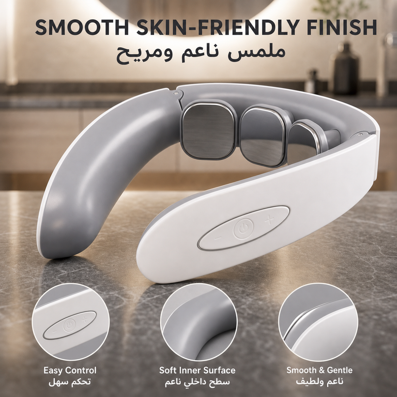 Rechargeable Electric Pulse Neck Massager Smart TENS Therapy - 05 detail 02 pagegen