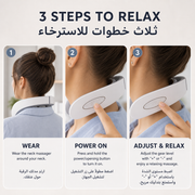 Rechargeable Electric Pulse Neck Massager Smart TENS Therapy - 10 usage guide pagegen