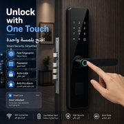 Fingerprint Smart Door Lock Semi Automatic Auto Lock - 02 lifestyle pagegen
