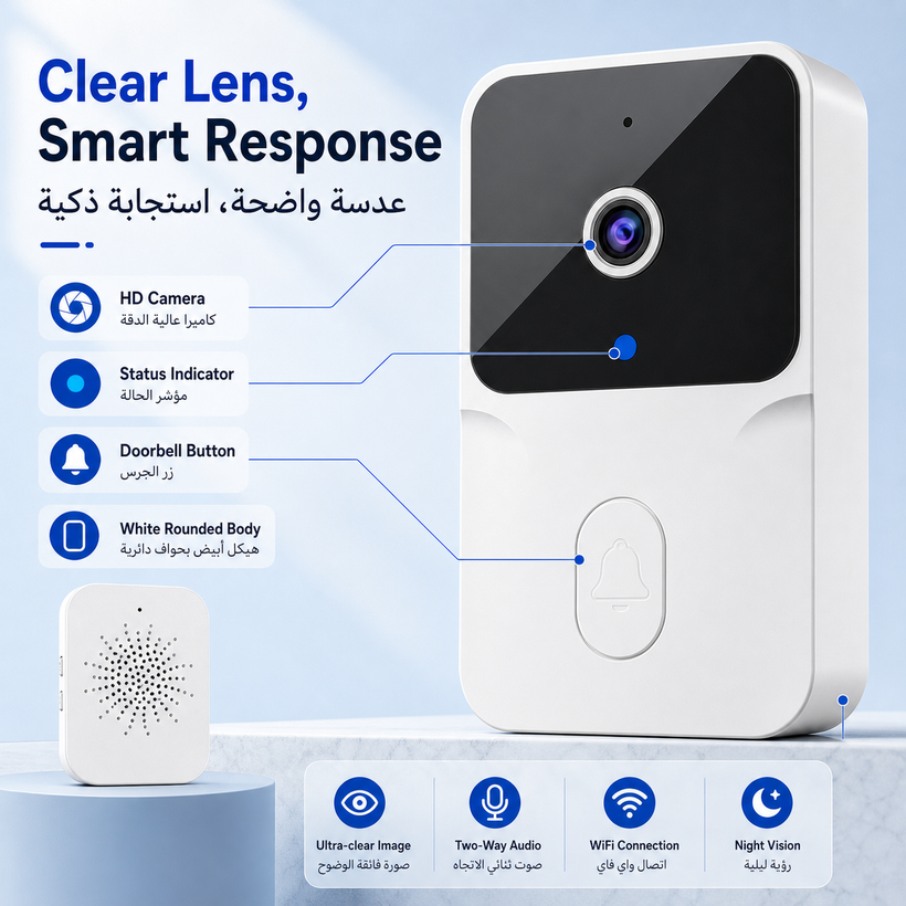 Smart WiFi Intercom System Low Power - 04 detail camera pagegen